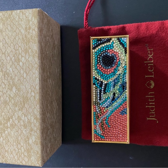 NEW Judith Lieber crystal lipstick case - Picture 2 of 8